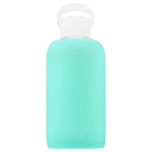 Bkr Silicone-wrapped Glass Water Bottle - Teal